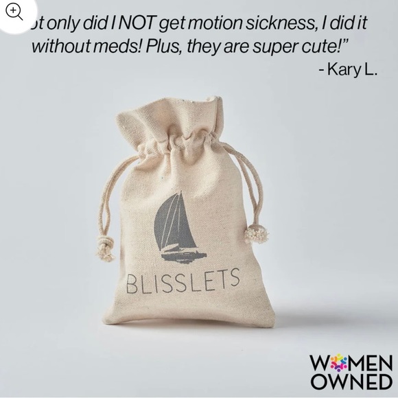 *SOLD* BLISSLETS Hope Duo Nausea & Anxiety Relief Bracelets - Picture 7 of 7